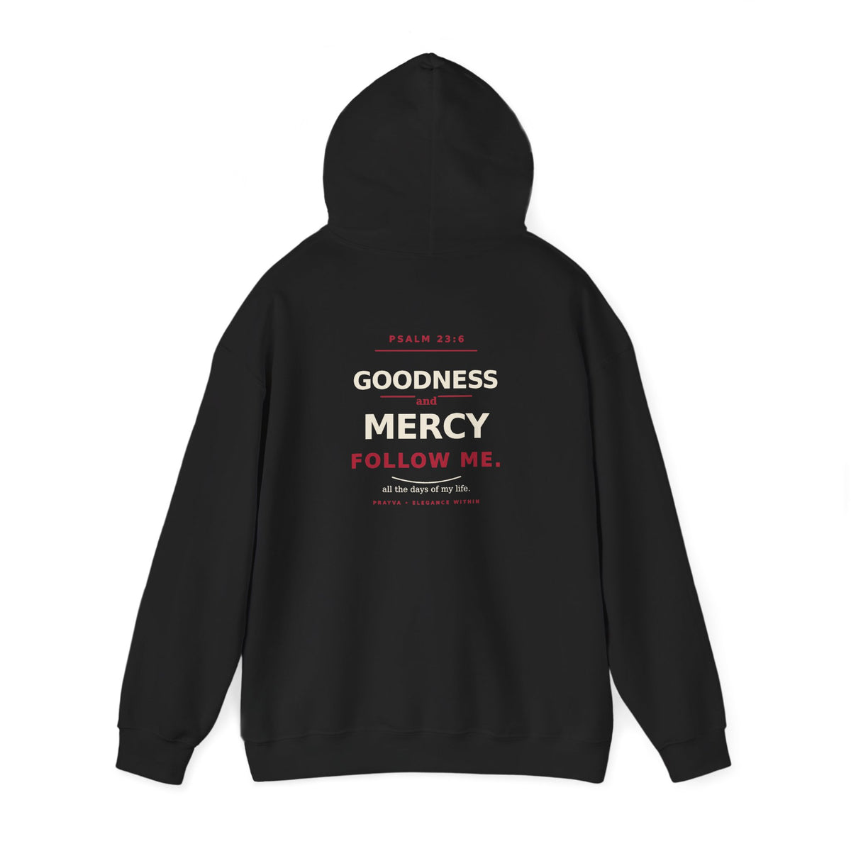 Psalm 23 Hoodie - Inspirational Christian Faith Sweatshirt