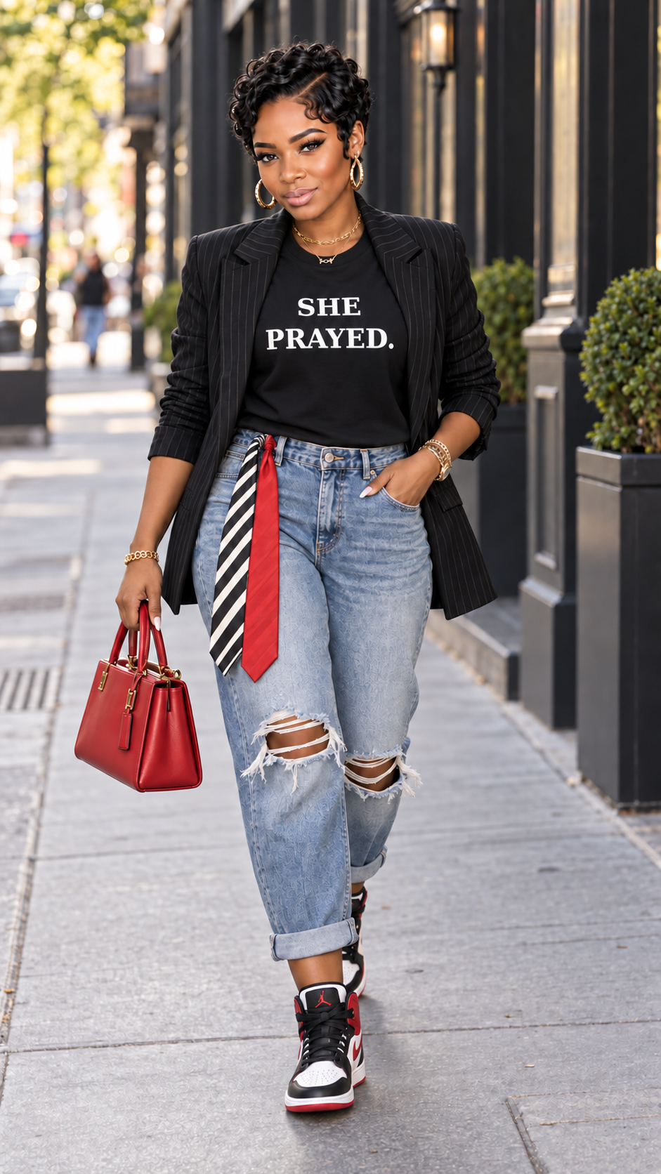 The SHE PRAYED Signature Tee