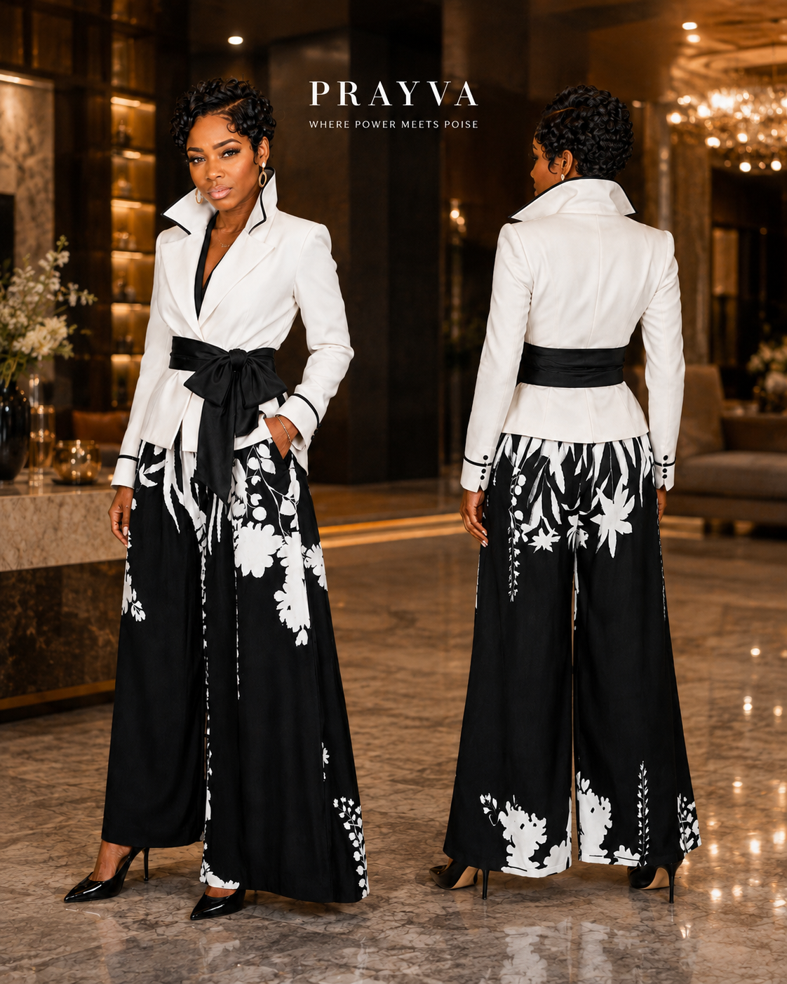 The Signature Print Trousers