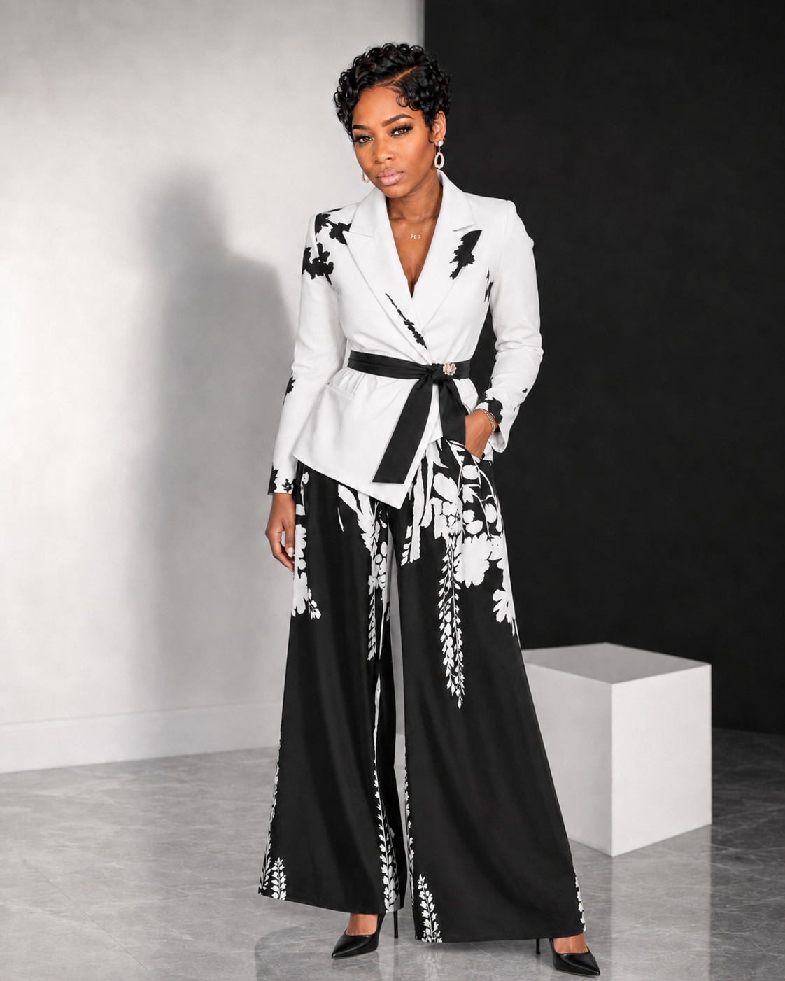 The Signature Print Trousers